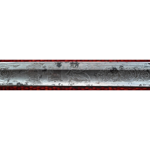 1062 - A Victorian Royal Field Artillery officer's sword by Henry Wilkinson, with 84 cm etched blade and br... 