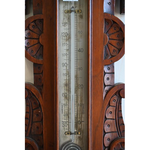 22 - Comitti & Sons, London, a late 19th century barometer