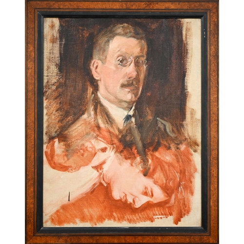 254 - Alexander Roche (1861-1921) - 'Self Portrait', oil on canvas, 60 x 45 cm, ex Christie's 06/03/03