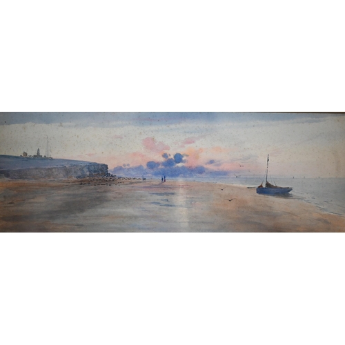 274 - W Bradley-Lowes? - Fishing boat, watercolour, signed, 21.5  29 cm (no glass); R Horner, pen and... 