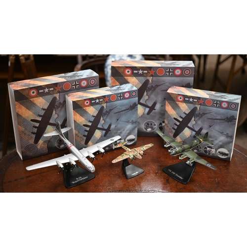 517 - Thirty-two boxed Atlas Editions model warplanes, with original slip covers