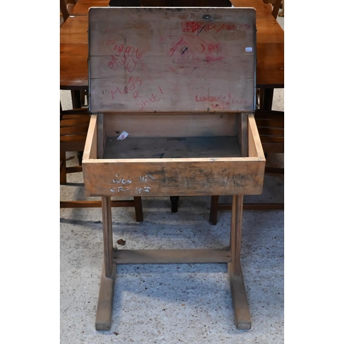 537 - # A vintage school desk