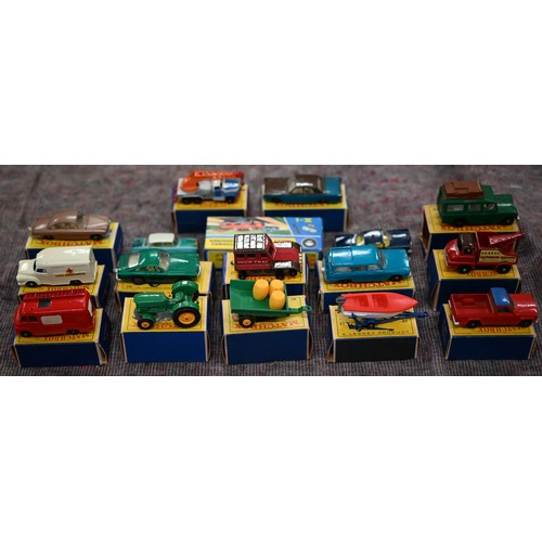 518 - Boxed Corgi models - 1127 Simon Snorkel Fire Engine, 235 Oldsmobile Super 88, 236 Corgi Motor School... 