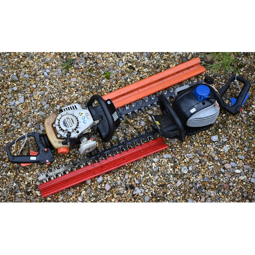 125 - A MacAllister MHTP245-2 petrol hedge trimmer to/w an Echo HCR-1500 petrol hedge trimmer- both untest... 