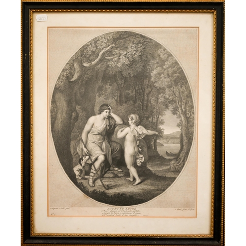 317 - A set of four Italian allegorical engravings after Giovanni Volpato, 41 x 31 cm (4)