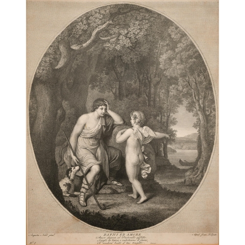 317 - A set of four Italian allegorical engravings after Giovanni Volpato, 41 x 31 cm (4)