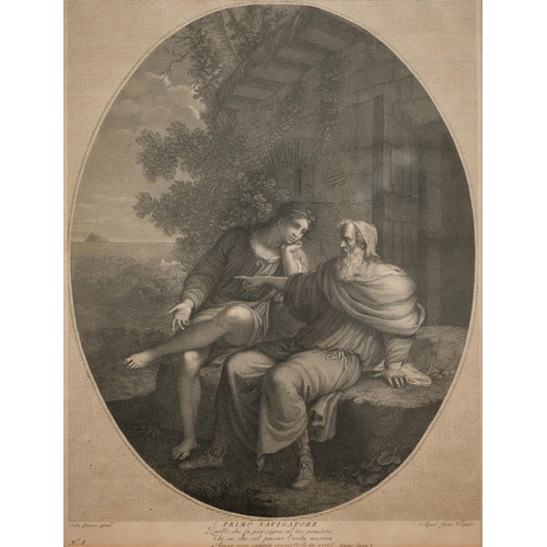 317 - A set of four Italian allegorical engravings after Giovanni Volpato, 41 x 31 cm (4)