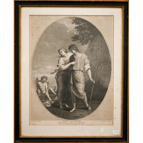 317 - A set of four Italian allegorical engravings after Giovanni Volpato, 41 x 31 cm (4)