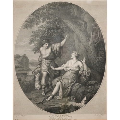 317 - A set of four Italian allegorical engravings after Giovanni Volpato, 41 x 31 cm (4)