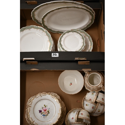 350 - Fifty-six pieces of Royal Doulton 'Fontainebleau' dinner ware (2 boxes)