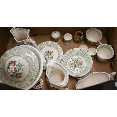 355 - A set of Mason's Ironstone Paynsley pattern tableware comprising 54 pieces (2 boxes)