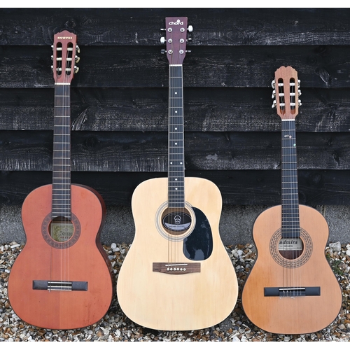 478 - Three acoustic guitars