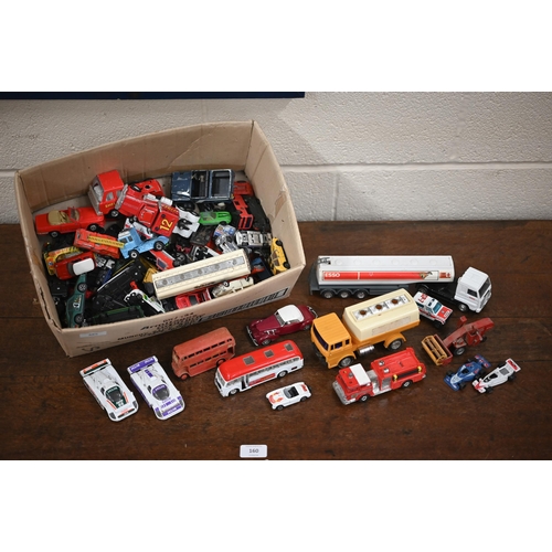 485 - A box of Corgi, Dinky and other model vehicles, all a/f