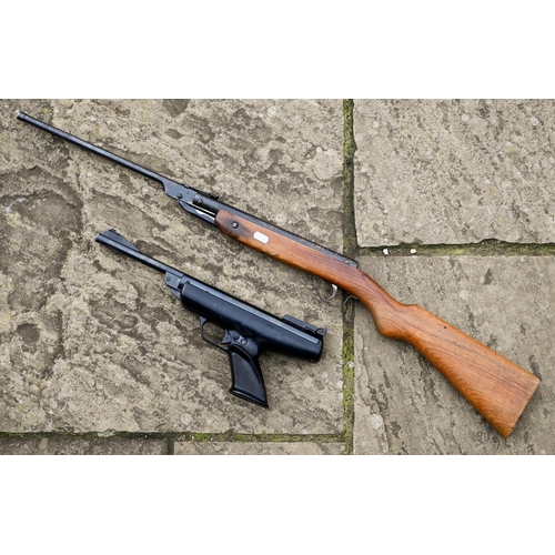 486 - A BSA Scorpion .22 air pistol to/w a Webley Junior .177 air rifle (2 -a/f)