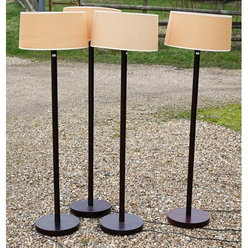 98 - A set of four modern standard lamps, a/f (4)