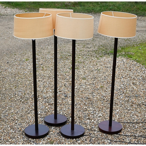 98 - A set of four modern standard lamps, a/f (4)