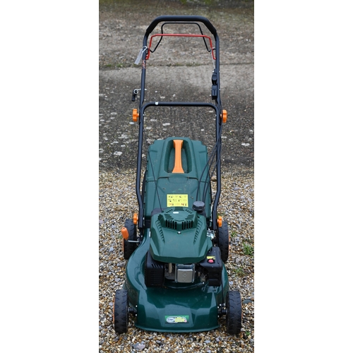 125B - A BMC Lawn Racer 460 four-stroke petrol mower (2017 model) with grass box