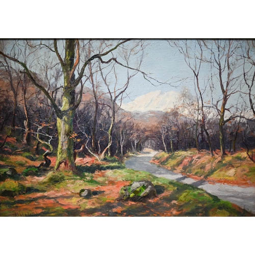681 - William Dalglish (1860-1909) - 'Between the Winter and the Spring', oil on canvas, signed lower left... 