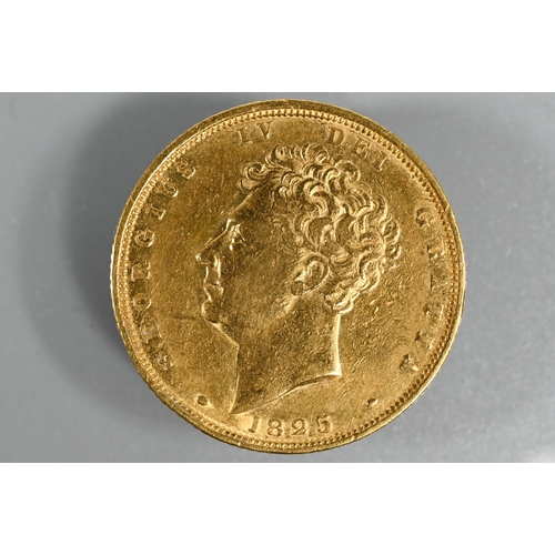 245 - A George IV gold sovereign, dated 1825