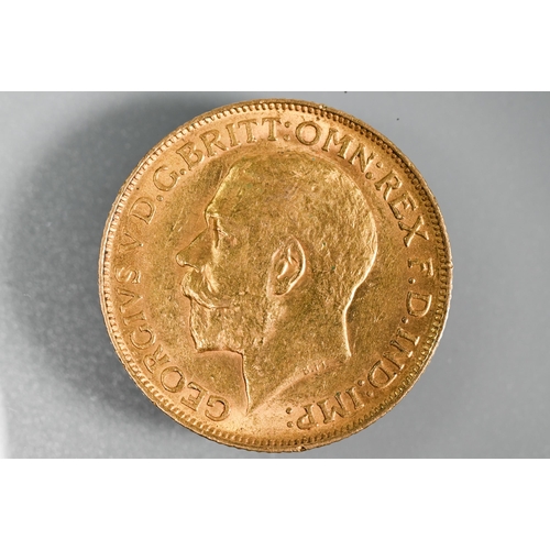 291 - A George V gold sovereign dated 1911