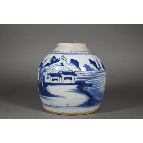 339 - A 19th century Chinese blue and white baluster vase painted with two dragons, Kangxi four-character ... 