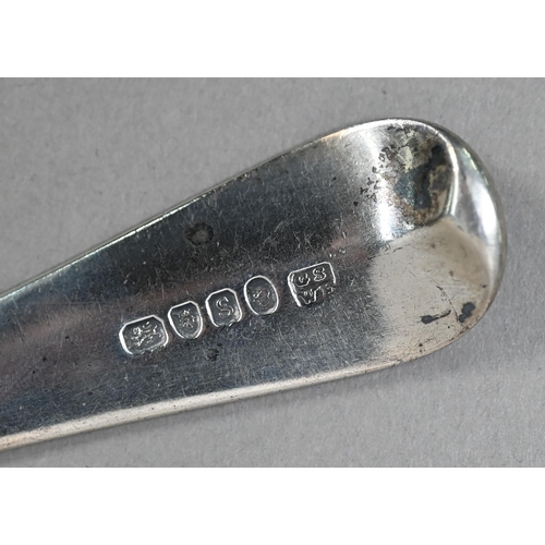 35 - A George III silver old English pattern stuffing spoon, George Smith & William Fearn, London 179... 