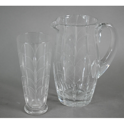 550 - Clyne Farquharson: Two Art Deco Kendall pattern ice buckets, 19 cm high, signed and dated (19)38/39,... 