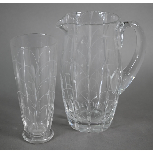 550 - Clyne Farquharson: Two Art Deco Kendall pattern ice buckets, 19 cm high, signed and dated (19)38/39,... 