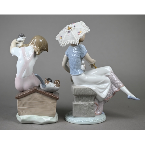 574 - Four boxed Lladro figures - 'Best Friend' 7620 and 'Pick of the Litter' 7621, to/w 'Picture Perfect'... 