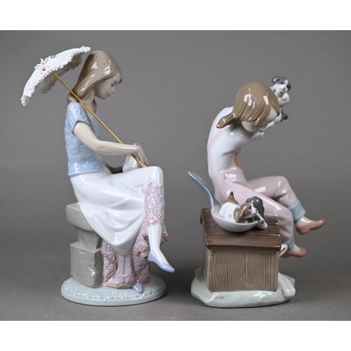 574 - Four boxed Lladro figures - 'Best Friend' 7620 and 'Pick of the Litter' 7621, to/w 'Picture Perfect'... 