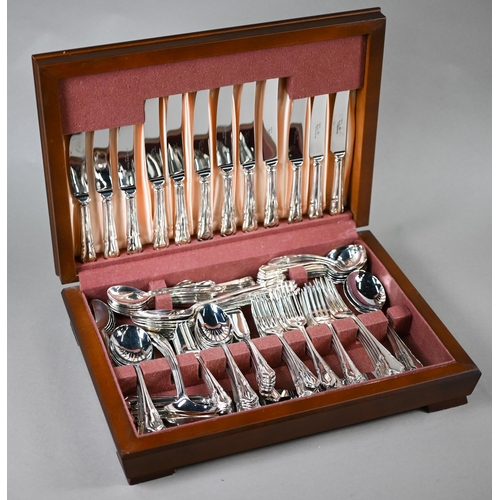 6 - A quantity of Dubarry pattern epns flatware and cutlery, in a canteenVery light signs of use, no dam... 