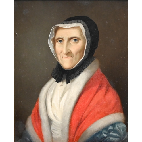 728 - Early 19th century English school - Portrait of Mrs Fraser, aged 90, the mother of Sir William Frase... 