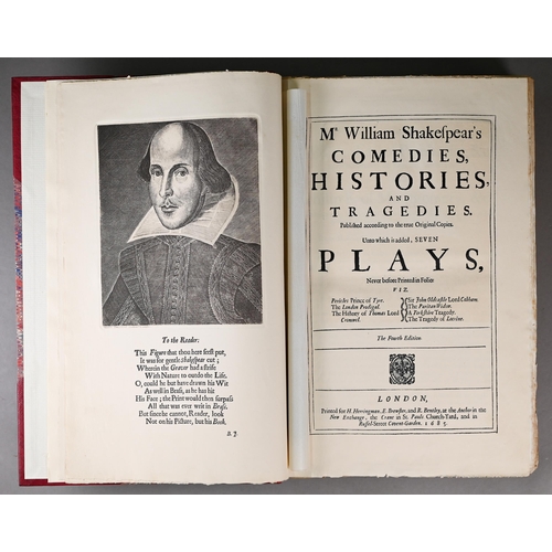 973 - Mr William Shakespear's Comedies, Histories and Tragedies faithfully reproduced in facsimile from th... 