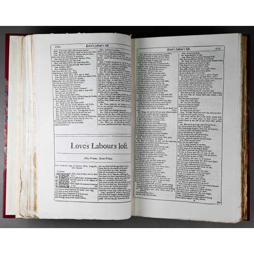 973 - Mr William Shakespear's Comedies, Histories and Tragedies faithfully reproduced in facsimile from th... 