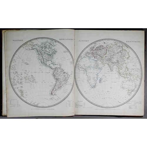 974 - Maps of the Society of the Diffusion of Useful Knowledge, 2 vol., 218 engraved maps (including 51 ci... 