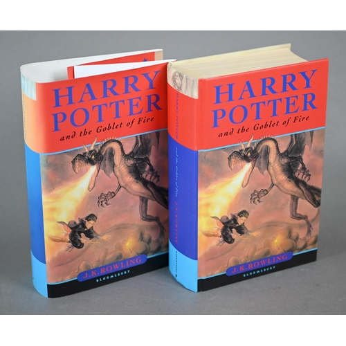 978 - Rowling, J. K., Harry Potter and the Goblet of Fire, 1st (2nd impression), signed by the author and ... 