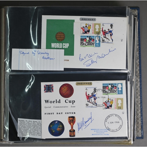 994 - First Day Covers and other ephemera 1966 - 67, including signed issues World Cup - Stanley Matthews,... 