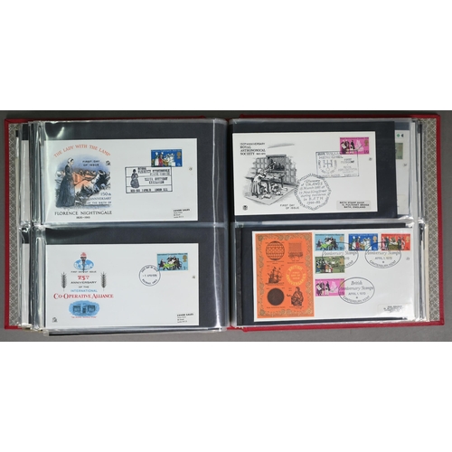 995 - Three albums containing over three hundred and fifty first day covers 1969 - 73, signed issues inclu... 