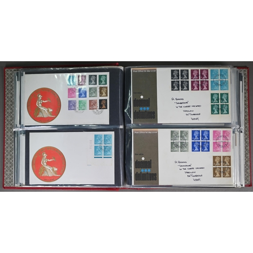 995 - Three albums containing over three hundred and fifty first day covers 1969 - 73, signed issues inclu... 