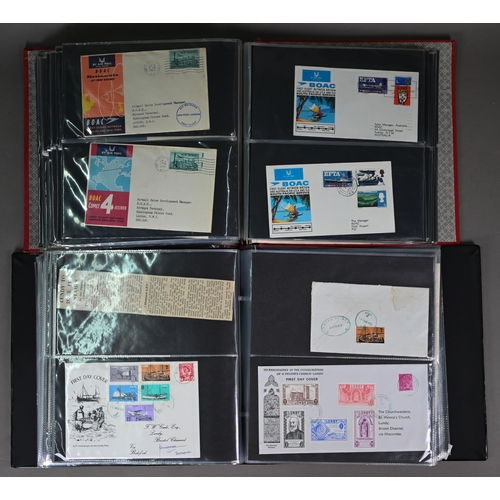 999 - Three albums of first day covers: Ships of the Sea - signatures including Mountbatten of Burma, Clai... 