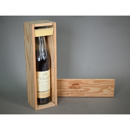 1148 - A wooden-cased bottle of Domaine du Breuil de Segonzac Grande Champagne Cognac 1er Cru, Vielle Reser... 