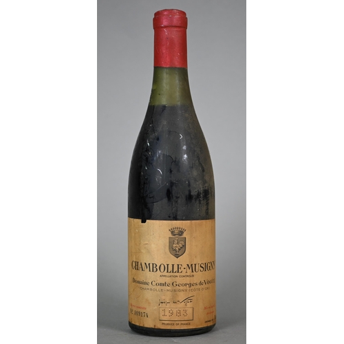 1150 - A bottle of Chambolle-Musigny (Domaine Comte Georges de Vogüé) 1983 bottle no 009174 (no warranty of... 