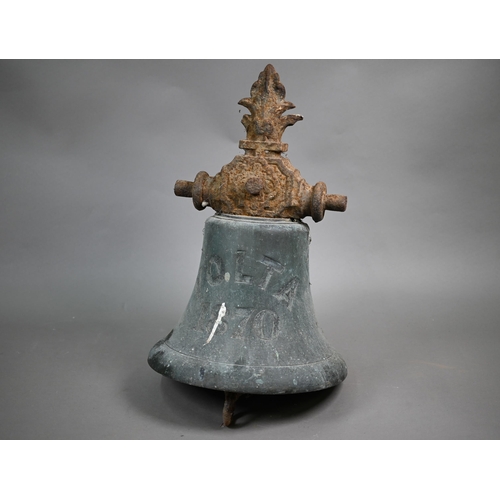 1183 - A large 19th century ship's bell for the British African Steam Navigation company 'Volta', a cargo v... 