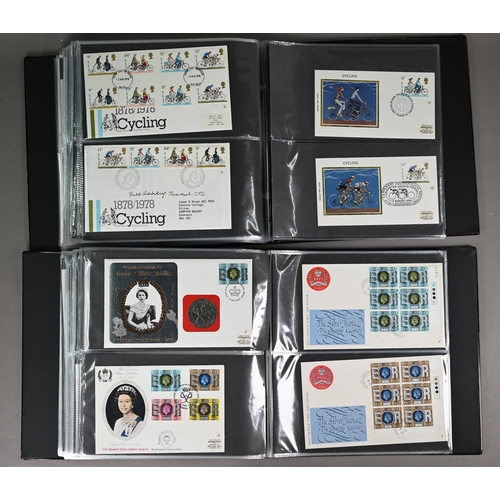 996 - Six albums of first day covers 1973 - 82, including signed issues - Selwyn Lloyd (2), Margaret Thatc... 