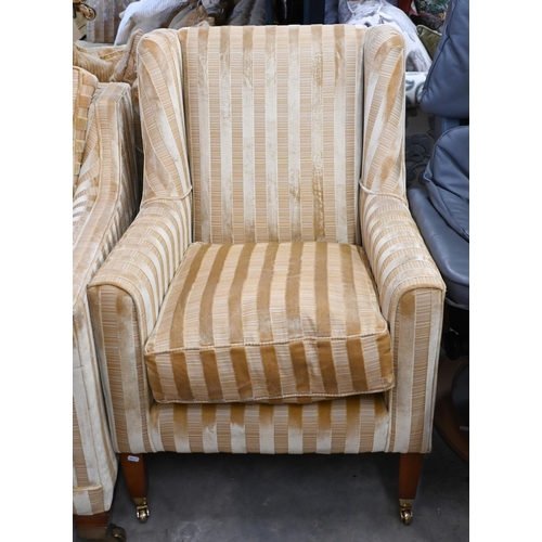 223 - A Duresta Trafalgar armchair, 80 cm wide x 100 cm deep x 80 cm high and a Trafalgar ladies' chair, 7... 