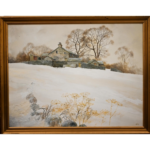 300 - John Bunnion? - View from Winchester Hill', watercolour, signed lower left, 33.5 x 55 cm to/w Edward... 