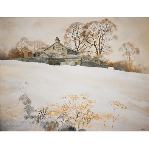 300 - John Bunnion? - View from Winchester Hill', watercolour, signed lower left, 33.5 x 55 cm to/w Edward... 