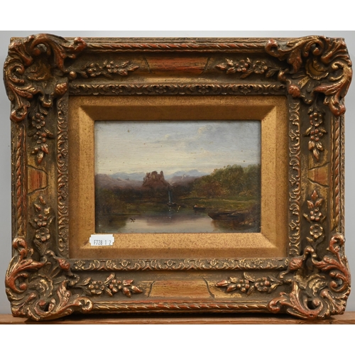 310 - Mixed pictures including Charles Morris - 'Angler's', oil on board, circa 1830, 11 x 16 cm; Fleet Pr... 