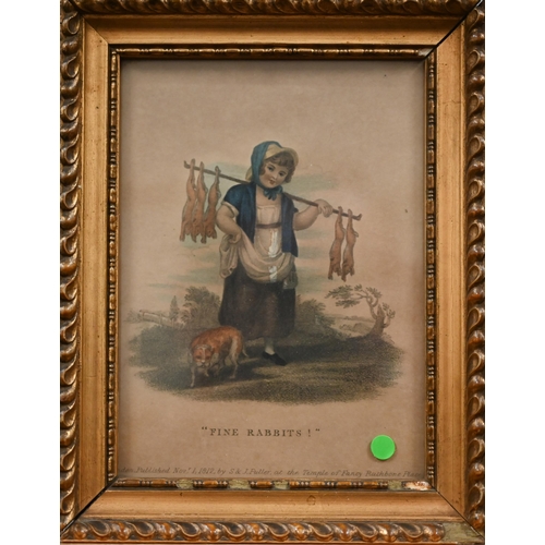 310 - Mixed pictures including Charles Morris - 'Angler's', oil on board, circa 1830, 11 x 16 cm; Fleet Pr... 