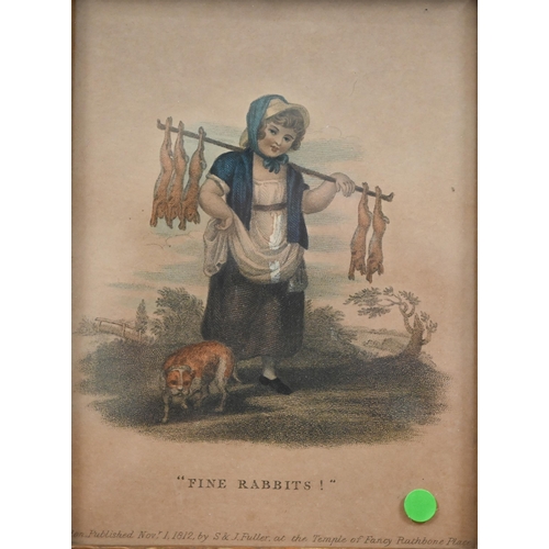 310 - Mixed pictures including Charles Morris - 'Angler's', oil on board, circa 1830, 11 x 16 cm; Fleet Pr... 